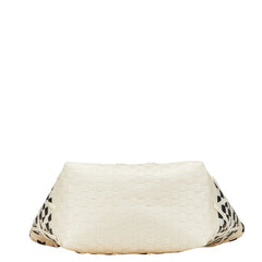 マルニ マーケット ハンドバッグ ホワイト ブラック ポリプロピレン レディース MARNI 【中古】