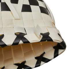 マルニ マーケット ハンドバッグ ホワイト ブラック ポリプロピレン レディース MARNI 【中古】