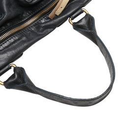 クロエ ベイ ハンドバッグ ブラック レザー レディース Chloe 【中古】