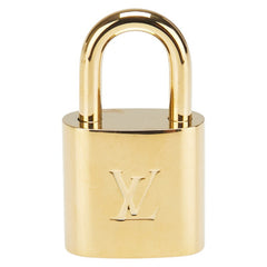 ルイ ヴィトン パドロック 南京錠 キー セット ゴールド メッキ レディース LOUIS VUITTON 【中古】