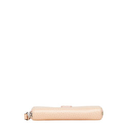 グッチ ダブルG ラウンドファスナー コインケース 644412 ピンク レザー レディース GUCCI 【中古】