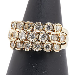 K18YG イエローゴールド ダイヤ1.14ct リング 指輪 レディース 12号 【中古】