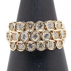 K18YG イエローゴールド ダイヤ1.14ct リング 指輪 レディース 12号 【中古】