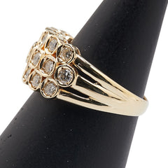 K18YG イエローゴールド ダイヤ1.14ct リング 指輪 レディース 12号 【中古】