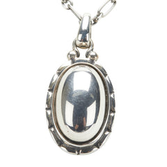 ジョージジェンセン 2001 イヤー ネックレス SV925 シルバー レディース Georg Jensen 【中古】