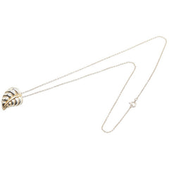 ティファニー リーフ モチーフ ネックレス SV925 シルバー K18YG イエローゴールド レディース TIFFANY&Co. 【中古】