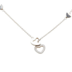 ティファニー ハートリンク ラリアット ネックレス SV925 シルバー レディース TIFFANY&Co. 【中古】