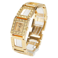 ディオール ラ パリジェンヌ 腕時計 D60-150 クオーツ ゴールド文字盤 ステンレススチール レディース Dior 【中古】