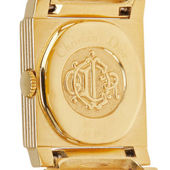 ディオール ラ パリジェンヌ 腕時計 D60-150 クオーツ ゴールド文字盤 ステンレススチール レディース Dior 【中古】