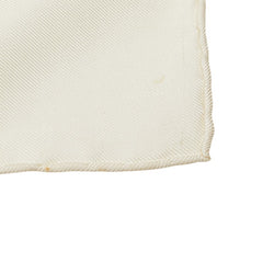 エルメス カレ90 LES PLAISIRS DU FROID 氷上の喜び スカーフ ホワイト ゴールド マルチカラー シルク レディース HERMES 【中古】