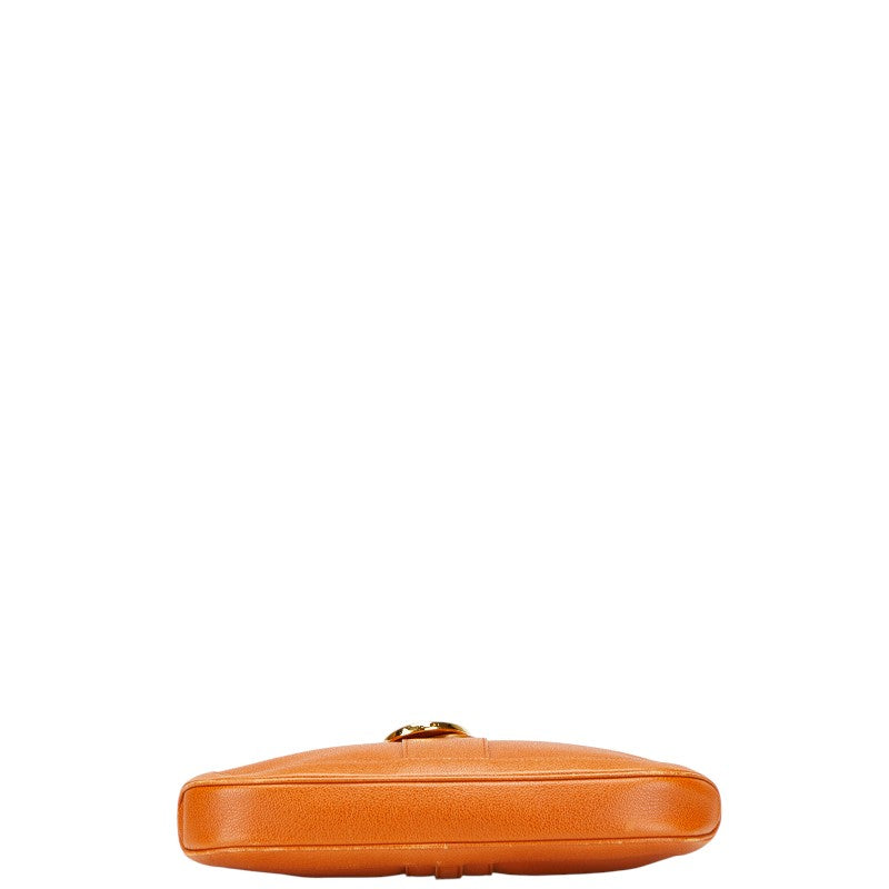 ブルガリ ワンショルダーバッグ オレンジ テラコッタ レザー レディース BVLGARI 【中古】