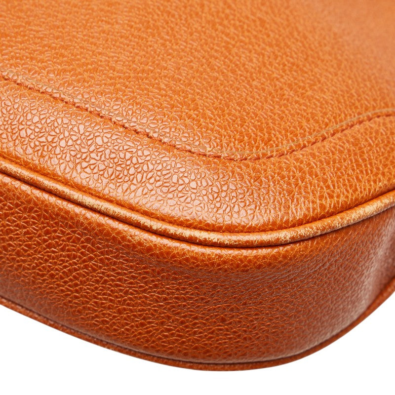ブルガリ ワンショルダーバッグ オレンジ テラコッタ レザー レディース BVLGARI 【中古】