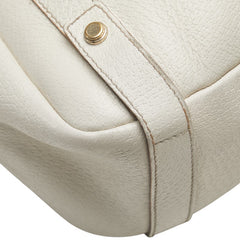 グッチ アビー ワンショルダーバッグ 130736 ホワイト レザー レディース GUCCI 【中古】