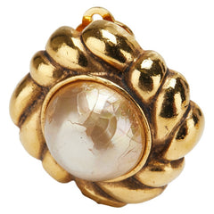 シャネル パール イヤリング ゴールド メッキ レディース CHANEL 【中古】