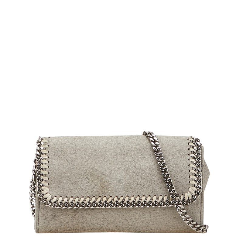 ステラマッカートニー ファラベラ タイニー チェーン ショルダーバッグ グレー ポリエステル レディース Stella McCartney 【中古】