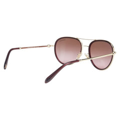 ティファニー サングラス ティアドロップ TF3059 パープル ゴールド プラスチック レディース TIFFANY&Co. 【中古】