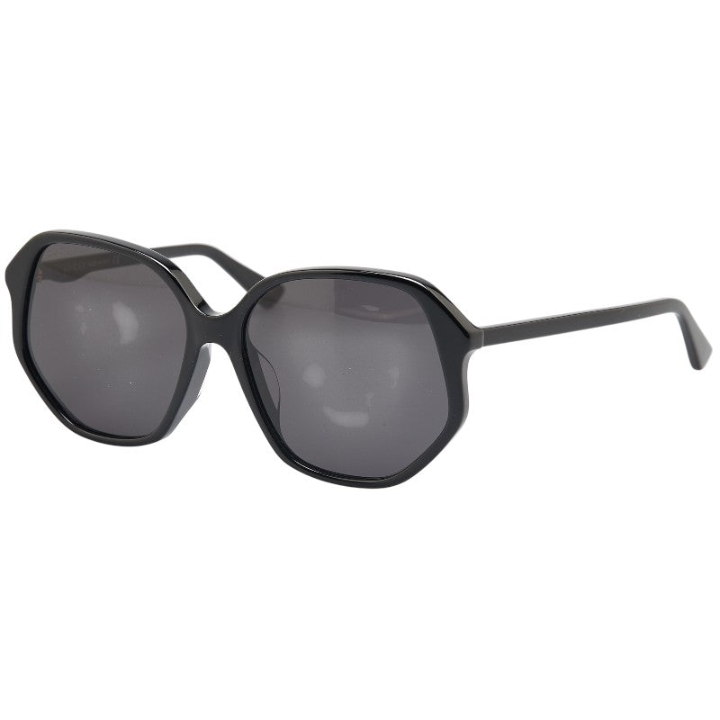 グッチ ヘキサゴン型 セルフレーム サングラス GG0258SA ブラック プラスチック レディース GUCCI 【中古】
