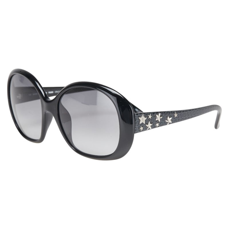 フェンディ サングラス FS5186 ブラック プラスチック レディース FENDI 【中古】