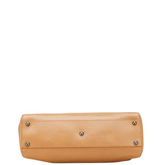 フェンディ ピーカブー ハンドバッグ ショルダーバッグ 2WAY 8BN226 ベージュ レザー パイソン レディース FENDI 【中古】