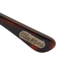 トムフォード レギュラーフィット ティアドロップ型 サングラス ブラウン ゴールド プラスチック レディース TOM FORD 【中古】