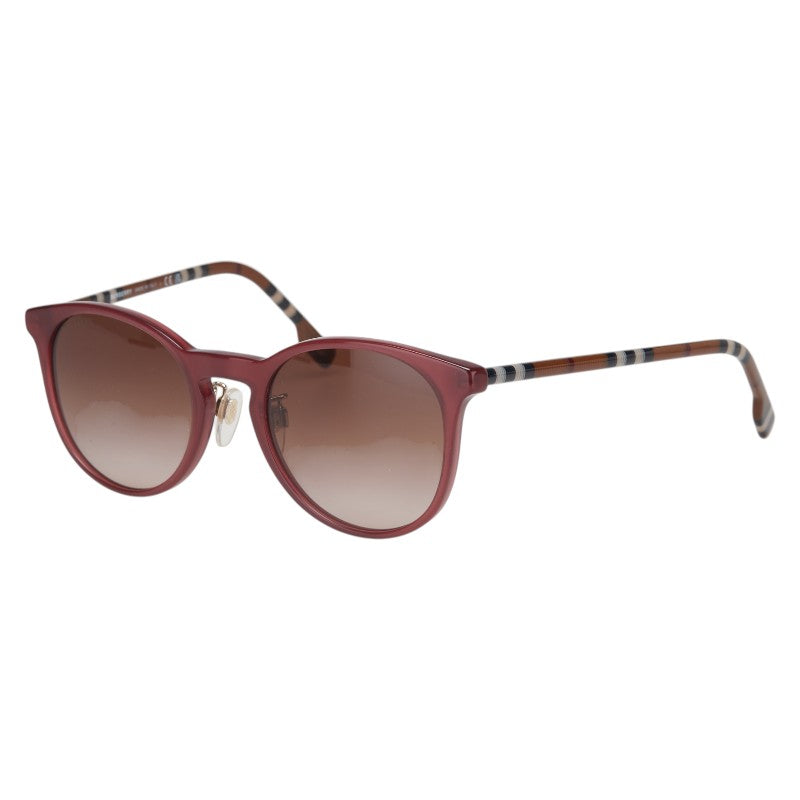 バーバリー サングラス ウェリントン B4380-D ブラウン マルチカラー プラスチック レディース BURBERRY 【中古】