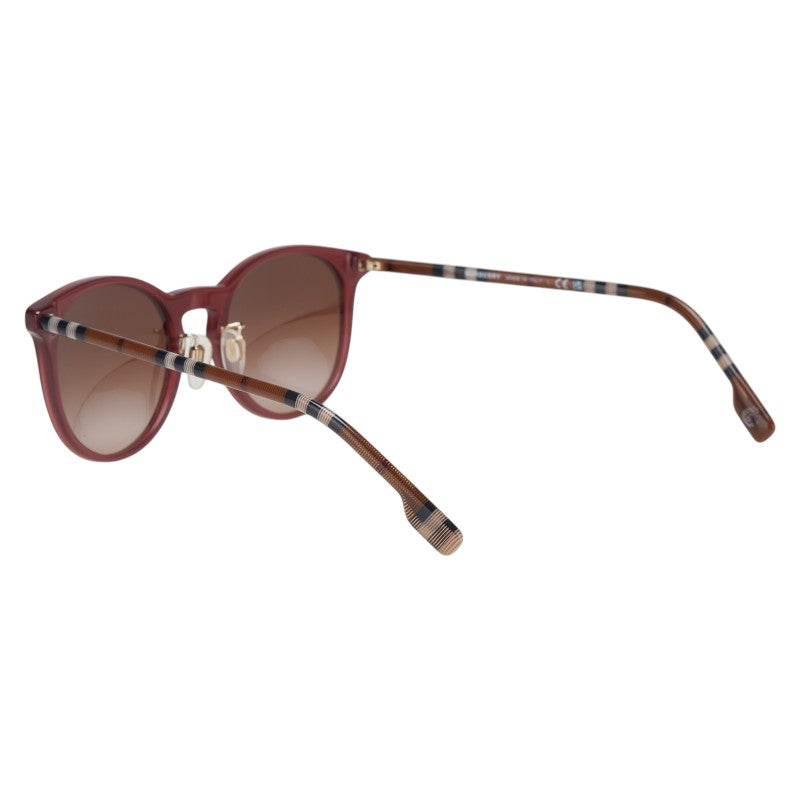 バーバリー サングラス ウェリントン B4380-D ブラウン マルチカラー プラスチック レディース BURBERRY 【中古】