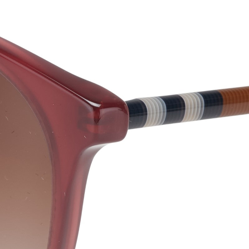 バーバリー サングラス ウェリントン B4380-D ブラウン マルチカラー プラスチック レディース BURBERRY 【中古】