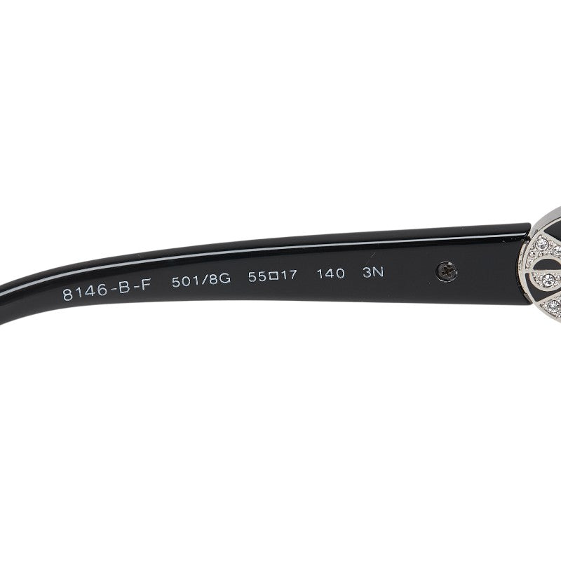 ブルガリ サングラス 8146-B-F ブラック プラスチック レディース BVLGARI 【中古】