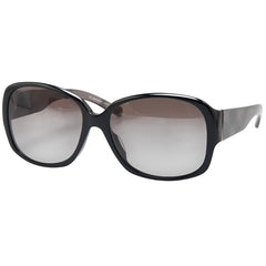 バーバリー ロゴ サングラス B4128 ブラック プラスチック レディース BURBERRY 【中古】
