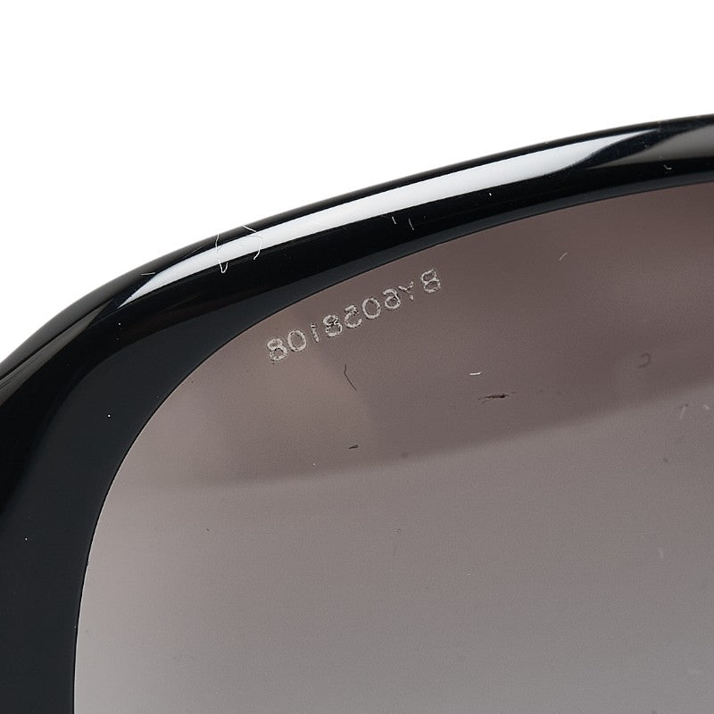 バーバリー ロゴ サングラス B4128 ブラック プラスチック レディース BURBERRY 【中古】