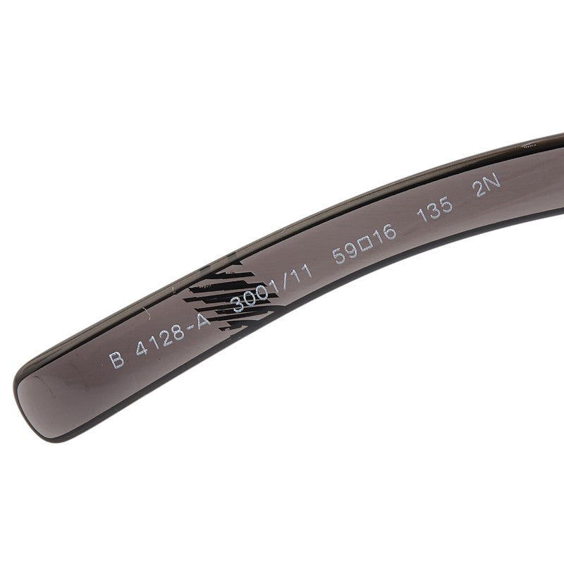 バーバリー ロゴ サングラス B4128 ブラック プラスチック レディース BURBERRY 【中古】