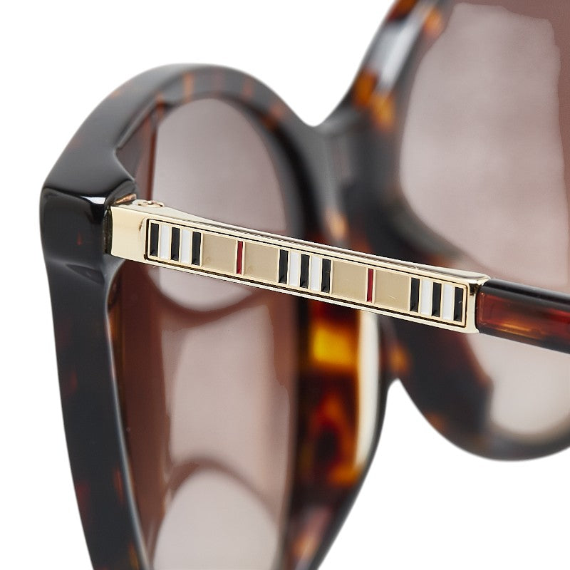 バーバリー ALICE アリス ウェリントン フォックス サングラス BE4333F 300213 ブラウン プラスチック レディース BURBERRY 【中古】