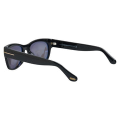 トムフォード キャリー ウェリントン サングラス TF-58-F ブラック プラスチック メンズ TOM FORD 【中古】