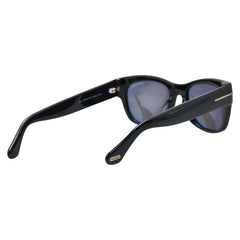 トムフォード キャリー ウェリントン サングラス TF-58-F ブラック プラスチック メンズ TOM FORD 【中古】