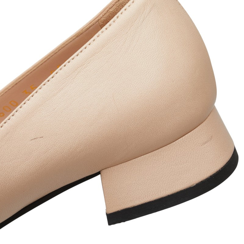 グッチ ホースビット パンプス サイズ：35 645600 ベージュ レザー レディース GUCCI 【中古】