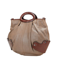 マルニ ショルダーバッグ ハンドバッグ 2WAY ブラウン レザー レディース MARNI 【中古】