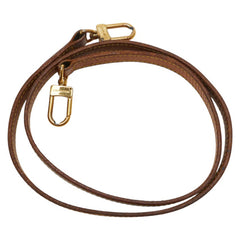 ルイ ヴィトン ショルダーストラップ ブラウン ゴールド レザー メッキ レディース LOUIS VUITTON 【中古】