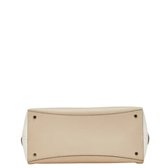 ケイトスペード レイラ ショルダーバッグ ハンドバッグ 2WAY ベージュ ホワイト レザー レディース Kate Spade 【中古】