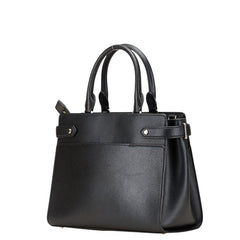 ケイトスペード ロゴ ショルダーバッグ ハンドバッグ 2WAY ブラック レザー レディース Kate Spade 【中古】