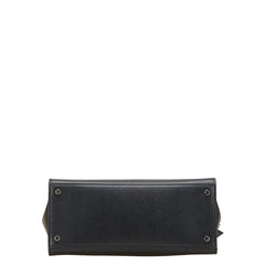 ケイトスペード ロゴ ショルダーバッグ ハンドバッグ 2WAY ブラック レザー レディース Kate Spade 【中古】