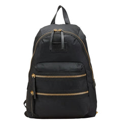 マークバイマークジェイコブス リュック バックパック ブラック ナイロン レザー レディース MARC BY MARC JACOBS 【中古】