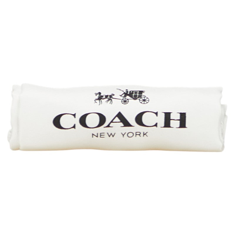 コーチ ロゴ リュック バックパック ブラック レザー スウェット レディース COACH 【中古】