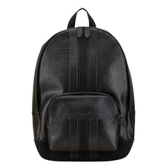 コーチ ロゴ リュック バックパック F68996 ブラック レザー レディース COACH 【中古】