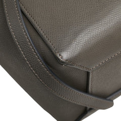 セリーヌ ベルトバッグ マイクロ ショルダーバッグ ハンドバッグ 2WAY グレー レザー レディース CELINE 【中古】