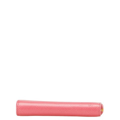 プラダ キーケース L字ファスナー 1PP026 ピンク レザー レディース PRADA 【中古】