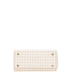 ディオール レディディオール 千鳥格子 ハンドバッグ ショルダーバッグ 2WAY ピンク ホワイト キャンバス レディース Dior 【中古】