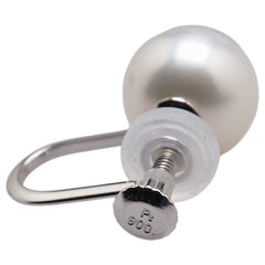 Pt900 プラチナ アコヤパール7.6ct イヤリング レディース 【中古】