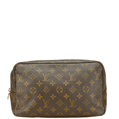 ルイ ヴィトン モノグラム トゥルーストワレット 28 セカンドバッグ クラッチバッグ M47522 ブラウン PVC レディース LOUIS VUITTON 【中古】