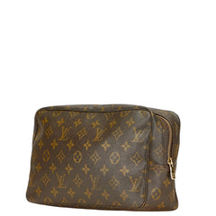 ルイ ヴィトン モノグラム トゥルーストワレット 28 セカンドバッグ クラッチバッグ M47522 ブラウン PVC レディース LOUIS VUITTON 【中古】