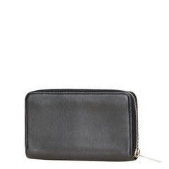 シャネル ココマーク 長財布 ラウンドファスナー ブラック キャビアスキン レディース CHANEL 【中古】